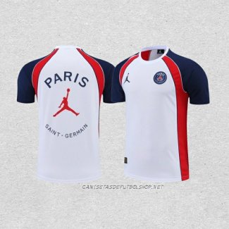 Camiseta de Entrenamiento Paris Saint-Germain Jordan 22-23 Blanco