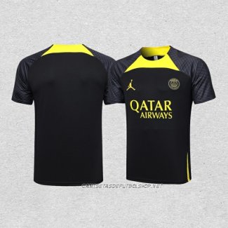 Camiseta de Entrenamiento Paris Saint-Germain Jordan 23-24 Negro