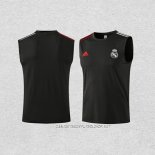 Camiseta de Entrenamiento Real Madrid 21-22 Sin Mangas Gris