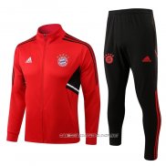 Chandal de Chaqueta del Bayern Munich 22-23 Rojo