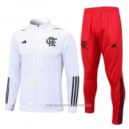 Chandal de Chaqueta del Flamengo 23-24 Blanco