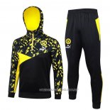 Chandal de Sudadera del Borussia Dortmund 23-24 Negro y Amarillo