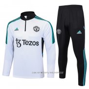 Chandal de Sudadera del Manchester United 23-24 Nino Blanco