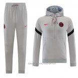 Chandal de Sudadera del Paris Saint-Germain 21-22 Gris