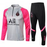 Chandal de Sudadera del Paris Saint-Germain 21-22 Nino Gris