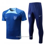 Chandal del Atletico Madrid 22-23 Manga Corta Azul