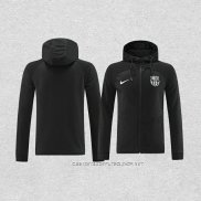 Chaqueta con Capucha del Barcelona 22-23 Negro