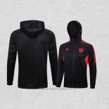 Chaqueta con Capucha del Bayern Munich 23-24 Negro