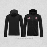 Chaqueta con Capucha del Real Madrid 20-21 Negro