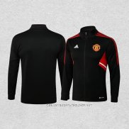 Chaqueta del Manchester United 22-23 Negro y Rojo