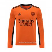Camiseta Arsenal Portero 20-21 Manga Larga Naranja