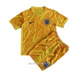 Camiseta Inglaterra Portero 2024 Nino Amarillo