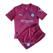 Camiseta Manchester City Portero 22-23 Nino Rojo