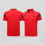 Camiseta Polo del AC Milan 23-24 Rojo