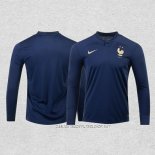 Camiseta Primera Francia 2022 Manga Larga