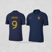 Camiseta Primera Francia Jugador Giroud 2022