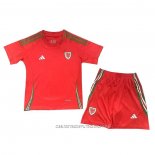 Camiseta Primera Gales 2024 Nino