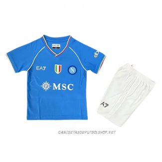 Camiseta Primera Napoli 23-24 Nino