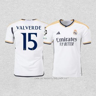 Camiseta Primera Real Madrid Jugador Valverde 23-24