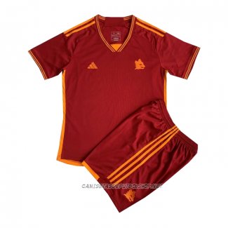 Camiseta Primera Roma 23-24 Nino