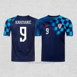 Camiseta Segunda Croacia Jugador Kramaric 2022