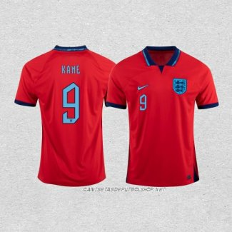 Camiseta Segunda Inglaterra Jugador Kane 2022