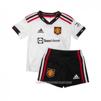 Camiseta Segunda Manchester United 22-23 Nino