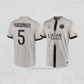 Camiseta Segunda Paris Saint-Germain Jugador Marquinhos 22-23