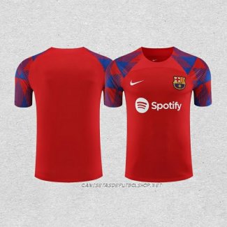 Camiseta de Entrenamiento Barcelona 23-24 Rojo