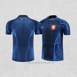 Camiseta de Entrenamiento Paises Bajos 22-23 Azul