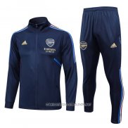 Chandal de Chaqueta del Arsenal 23-24 Nino Azul