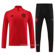 Chandal de Sudadera del Flamengo 23-24 Rojo