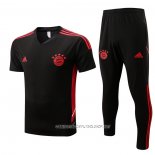 Chandal del Bayern Munich 22-23 Manga Corta Negro