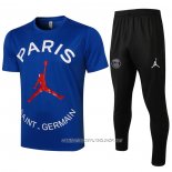 Chandal del Paris Saint-Germain 21-22 Manga Corta Azul