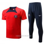 Chandal del Paris Saint-Germain 22-23 Manga Corta Rojo