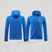 Chaqueta con Capucha del Italia 22-23 Azul