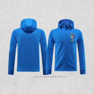 Chaqueta con Capucha del Italia 22-23 Azul