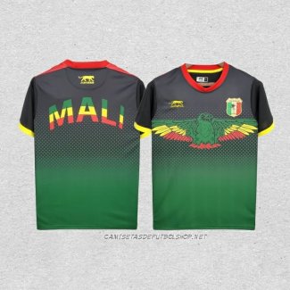 Tailandia Camiseta Mali 2022 Negro y Verde