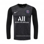 Camiseta Paris Saint-Germain Portero 20-21 Manga Larga Negro