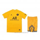 Camiseta Paris Saint-Germain Portero 21-22 Nino Amarillo