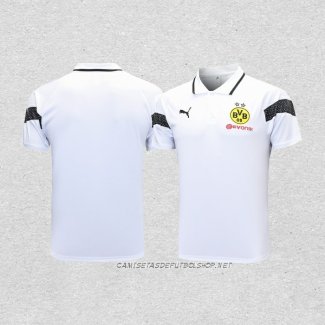 Camiseta Polo del Borussia Dortmund 23-24 Blanco