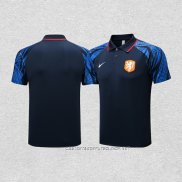 Camiseta Polo del Paises Bajos 22-23 Azul