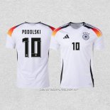 Camiseta Primera Alemania Jugador Podolski 2024