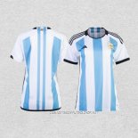 Camiseta Primera Argentina 3 Estrellas 2022 Mujer