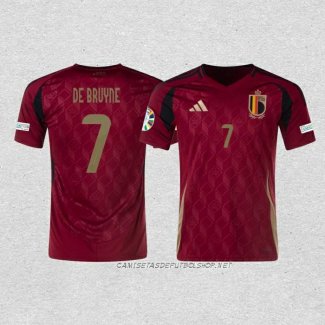 Camiseta Primera Belgica Jugador De Bruyne 2024