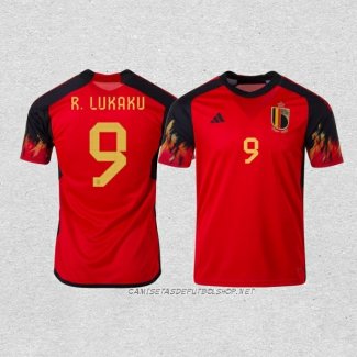 Camiseta Primera Belgica Jugador R.Lukaku 2022