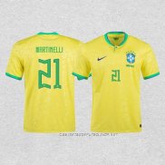 Camiseta Primera Brasil Jugador Martinelli 2022