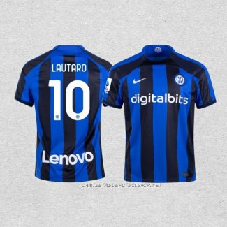 Camiseta Primera Inter Milan Jugador Lautaro 22-23