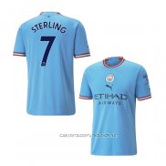 Camiseta Primera Manchester City Jugador Sterling 22-23