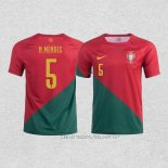 Camiseta Primera Portugal Jugador N.Mendes 2022
